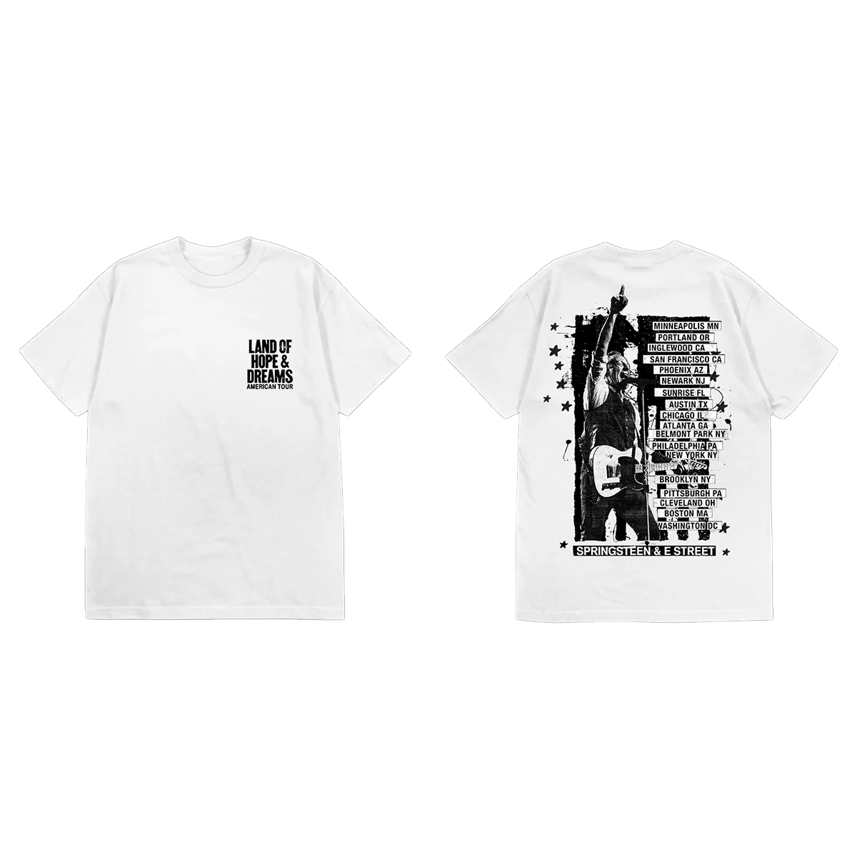 2026 Land Of Hope & Dreams American Tour Logo Tee - Image 3