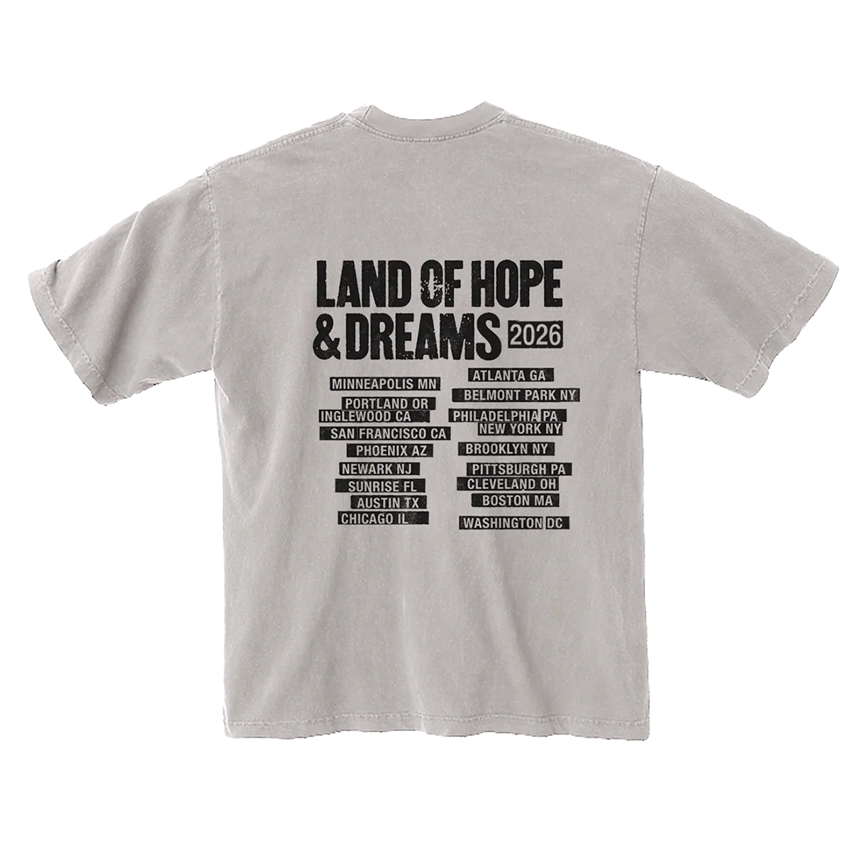 2026 Land Of Hope & Dreams American Tour Flag Tee - Image 2