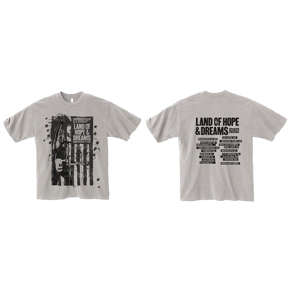 2026 Land Of Hope & Dreams American Tour Flag Tee - Image 3
