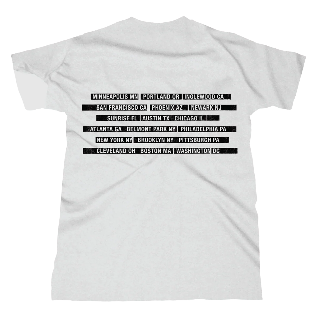 2026 Land Of Hope & Dreams American Tour Announcement Tee - White - Image 2
