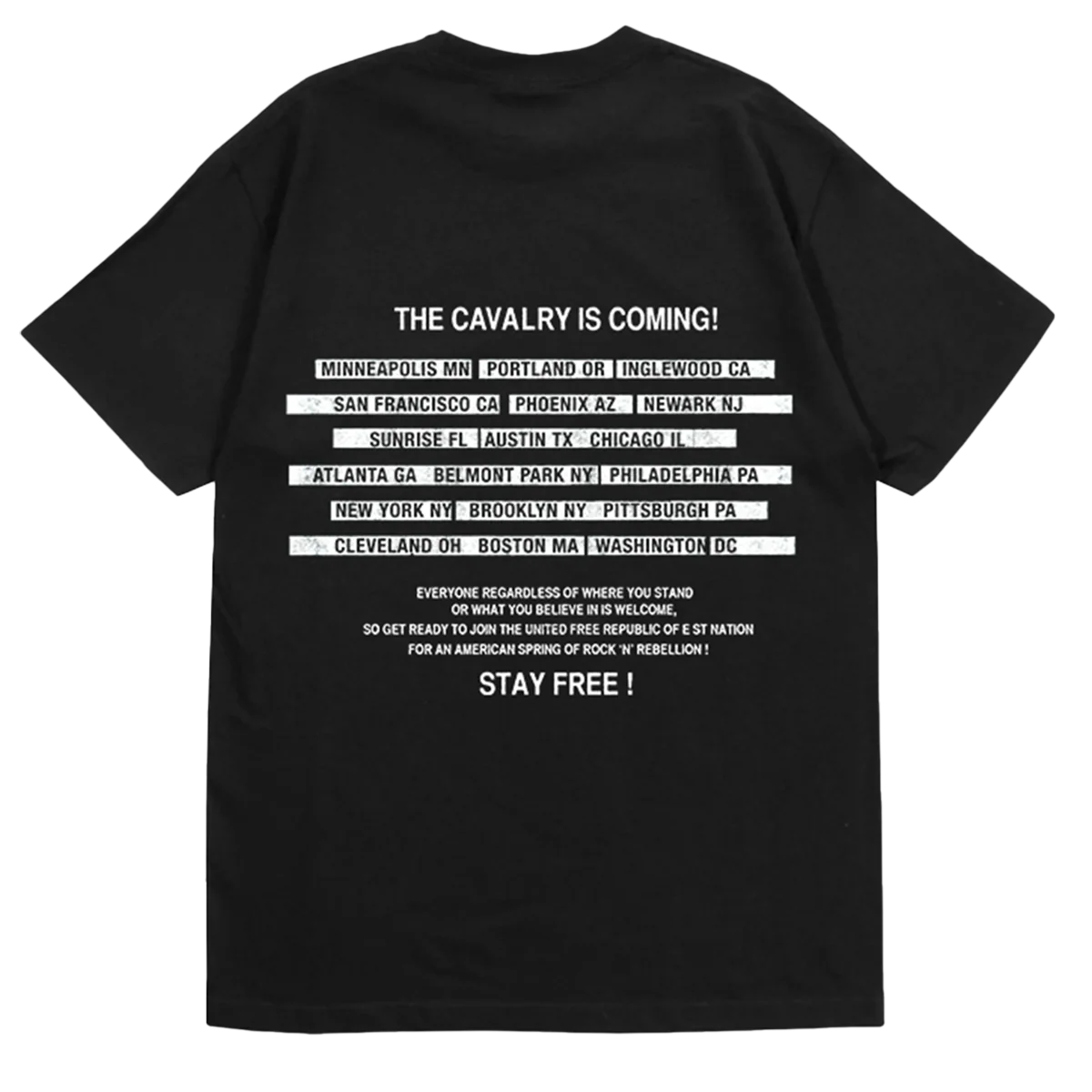 2026 Land Of Hope & Dreams American Tour "United Free Republic" Tee - Image 2