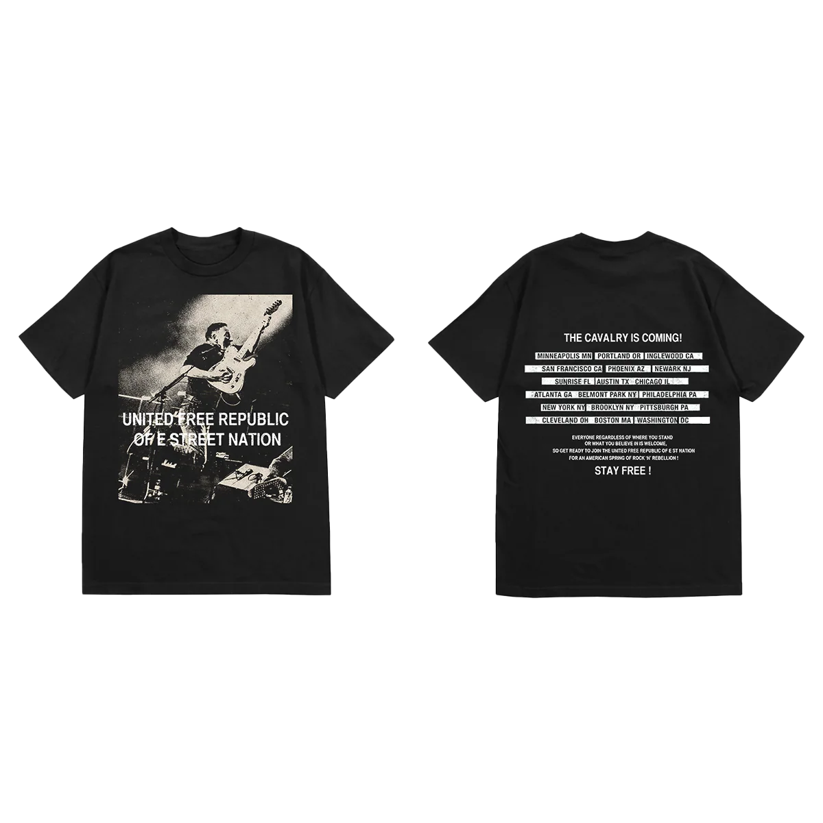 2026 Land Of Hope & Dreams American Tour "United Free Republic" Tee - Image 3